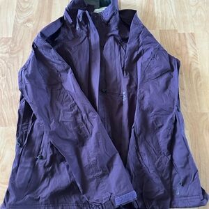 REI women's  Deep Purple Raincoat